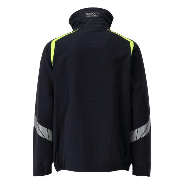 Zoom bild av Jacka, mörk marin/gul